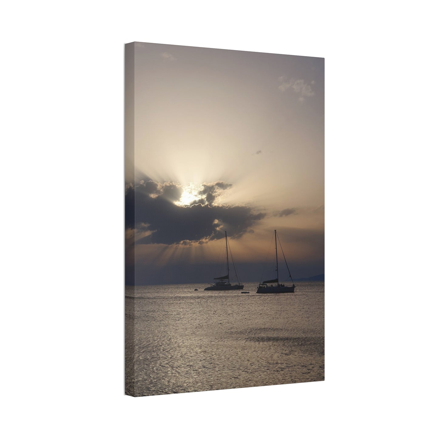 Copy of Copy of Copy of Coastal Sunset Canvas Art - 15" Stretched Wall Decor