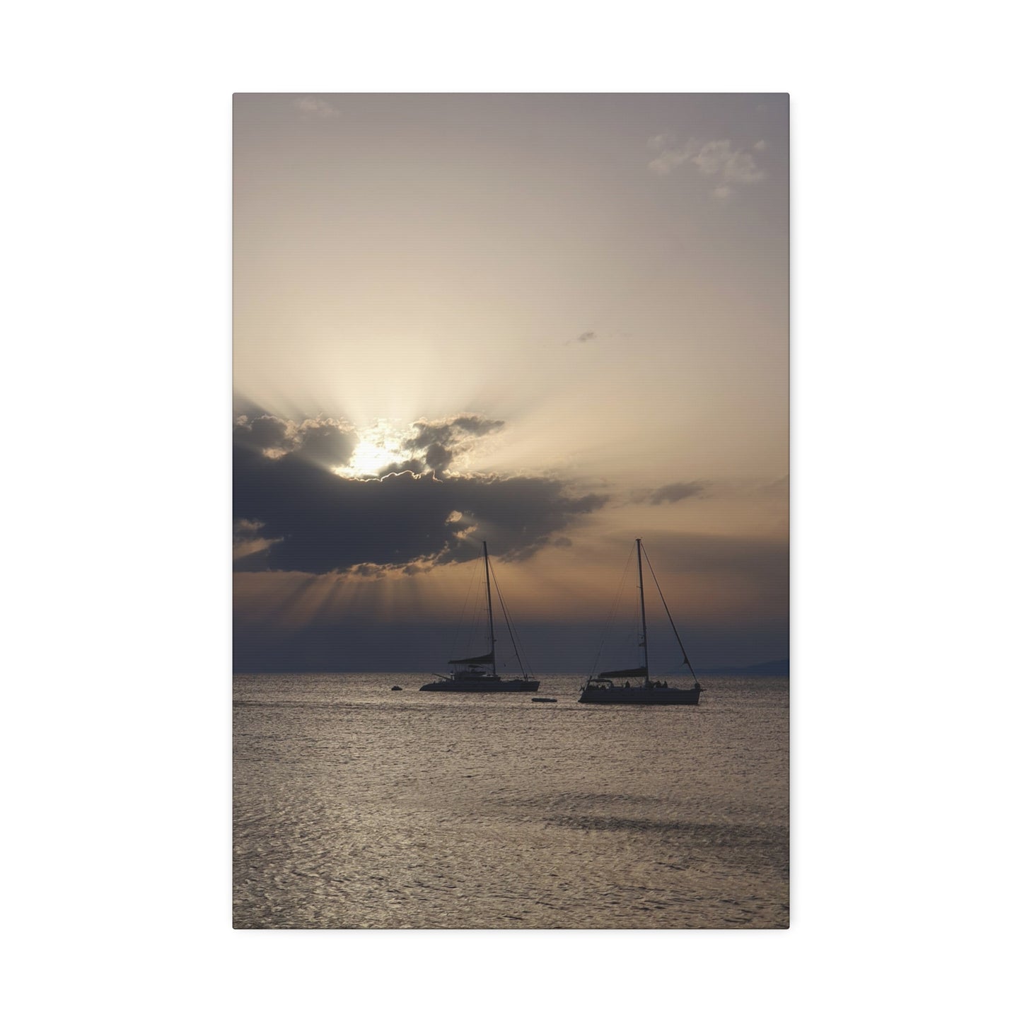 Copy of Copy of Copy of Coastal Sunset Canvas Art - 15" Stretched Wall Decor