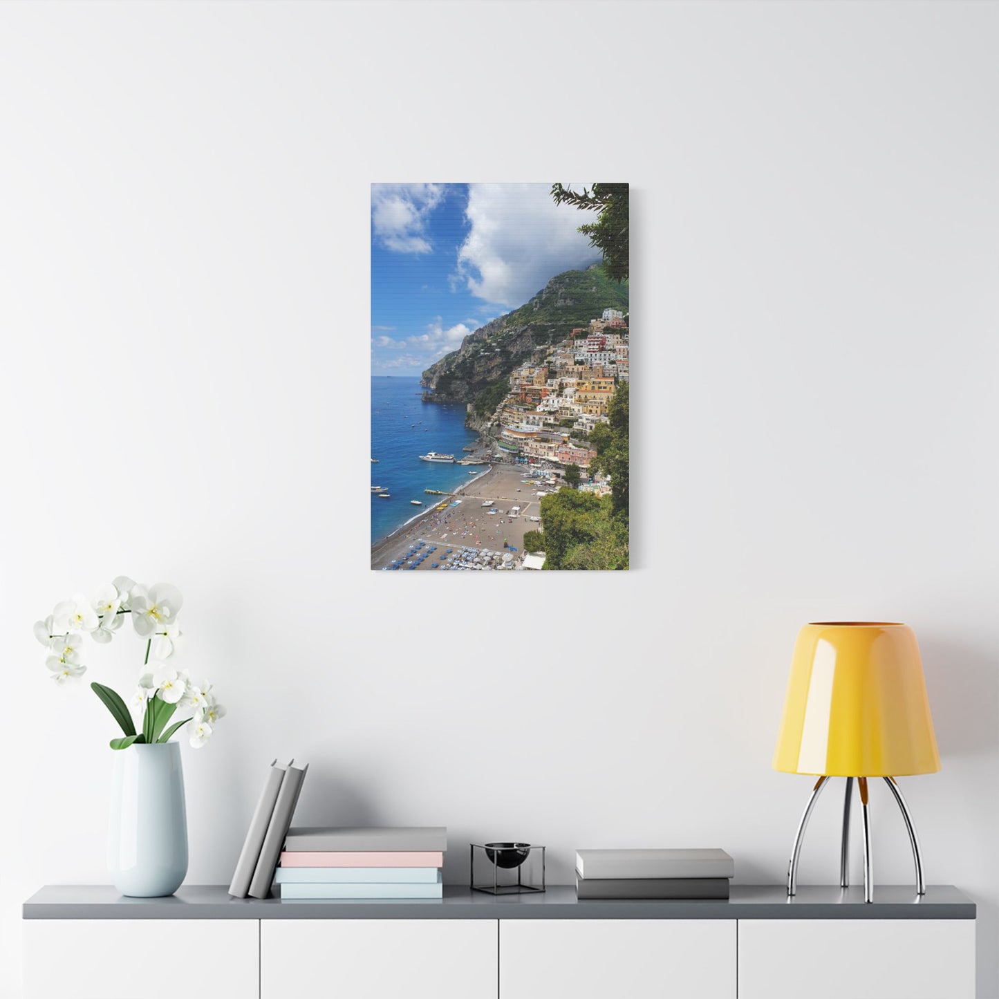 Copy of Satin Canvas Wall Art - Serene Sunset Over Water