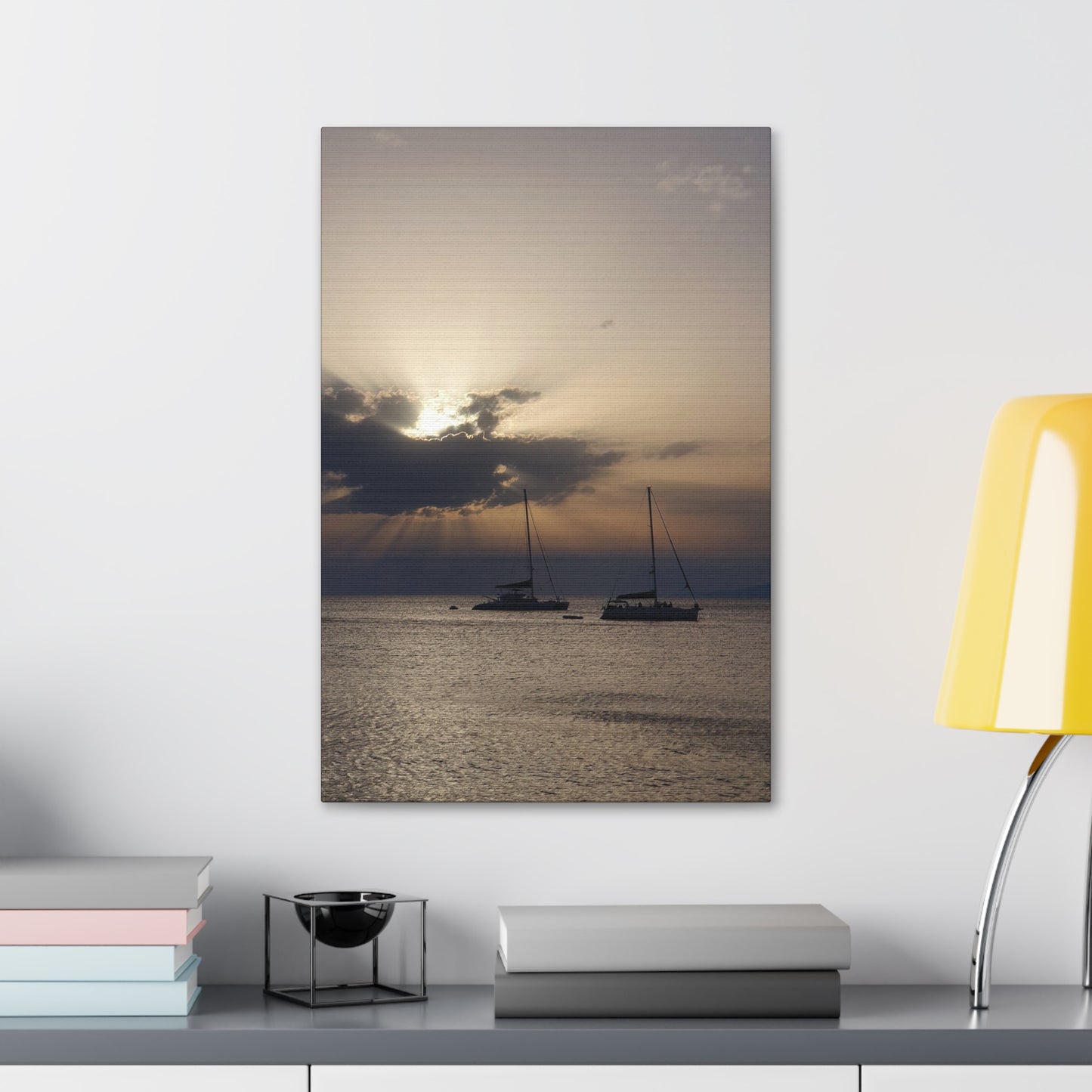 Copy of Copy of Copy of Coastal Sunset Canvas Art - 15" Stretched Wall Decor