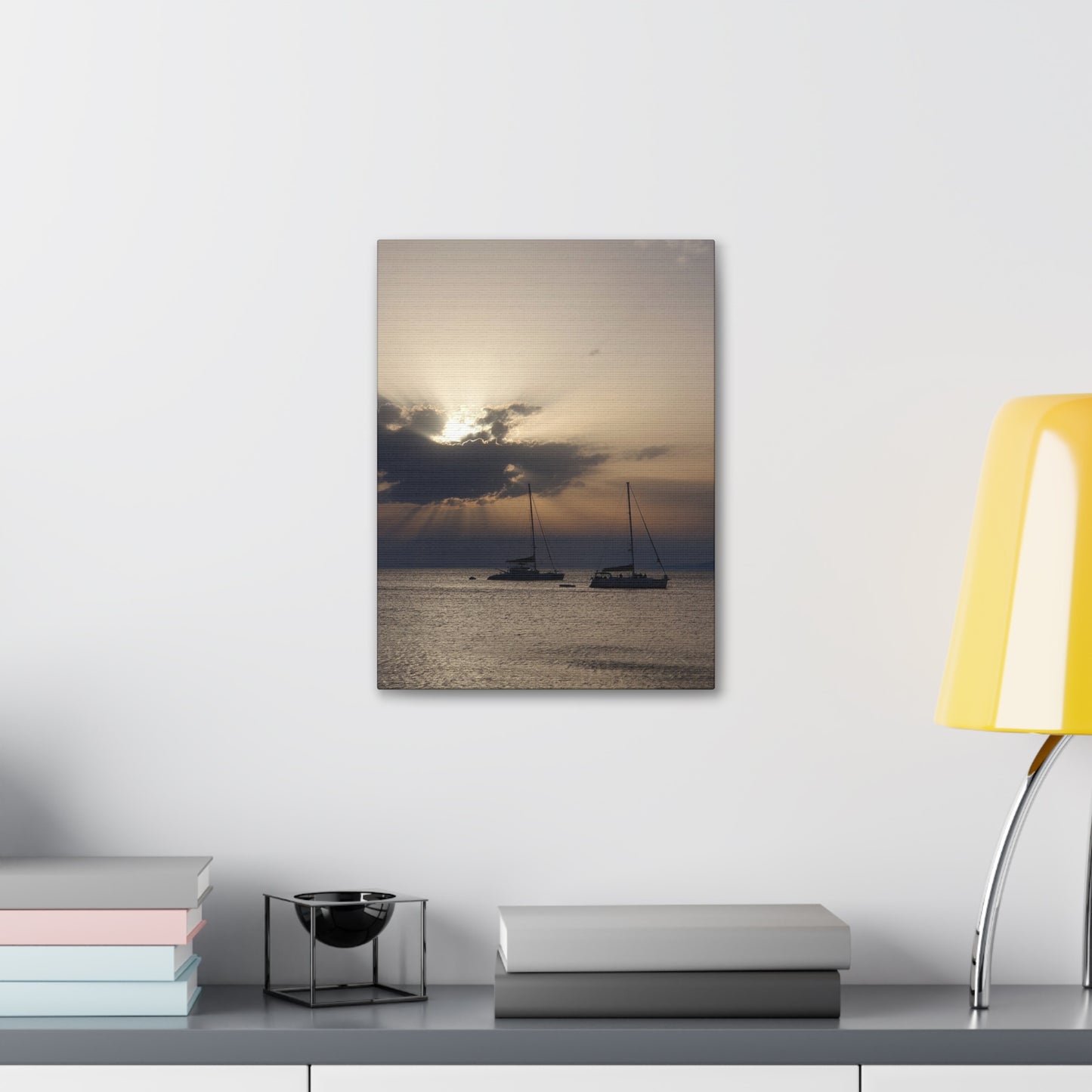 Copy of Copy of Copy of Coastal Sunset Canvas Art - 15" Stretched Wall Decor