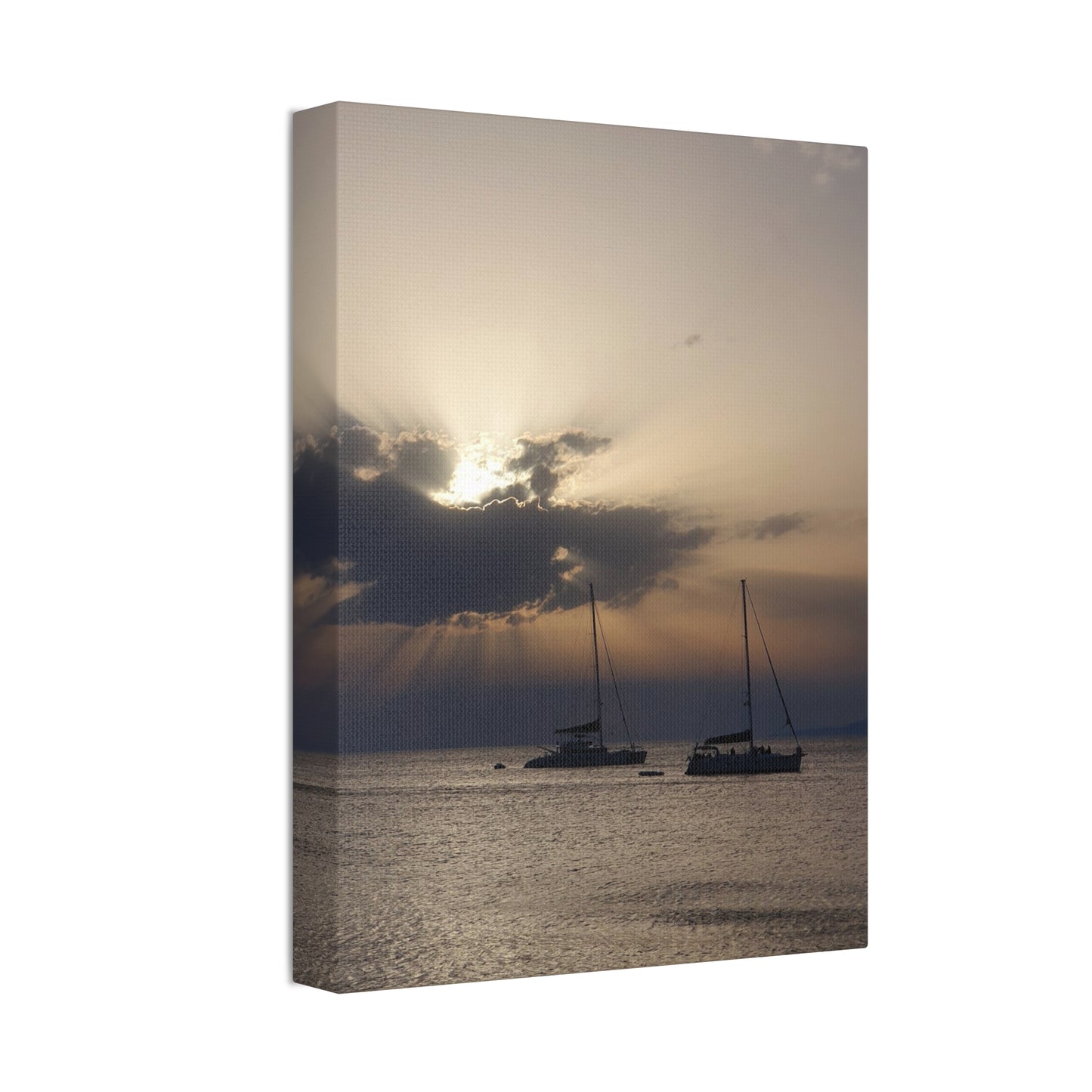 Copy of Copy of Copy of Coastal Sunset Canvas Art - 15" Stretched Wall Decor