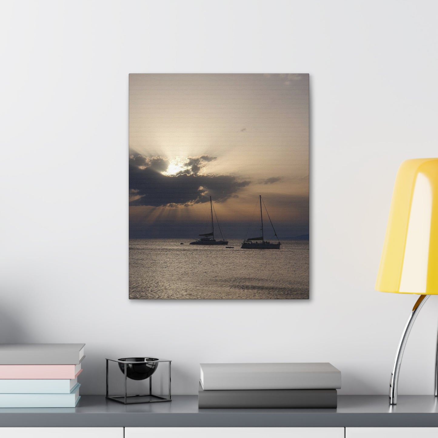 Copy of Copy of Copy of Coastal Sunset Canvas Art - 15" Stretched Wall Decor